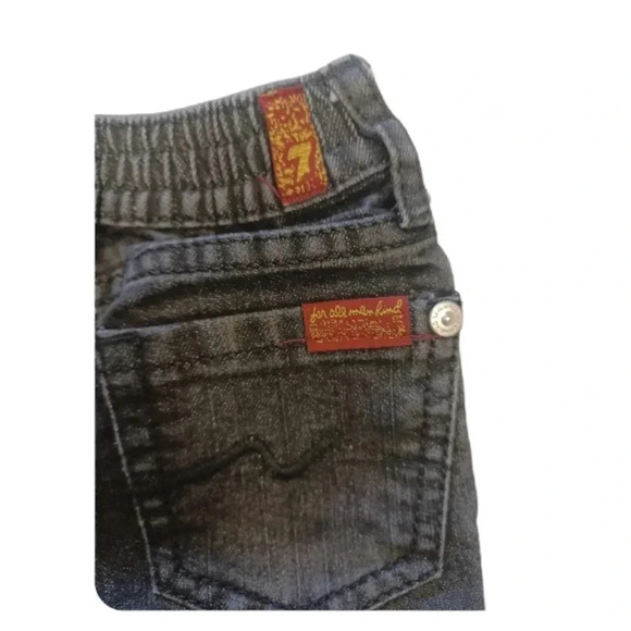 7 For All Mankind Jeans & Polo Button Up Short Sleeve Top Size 2T - Picture 5 of 9